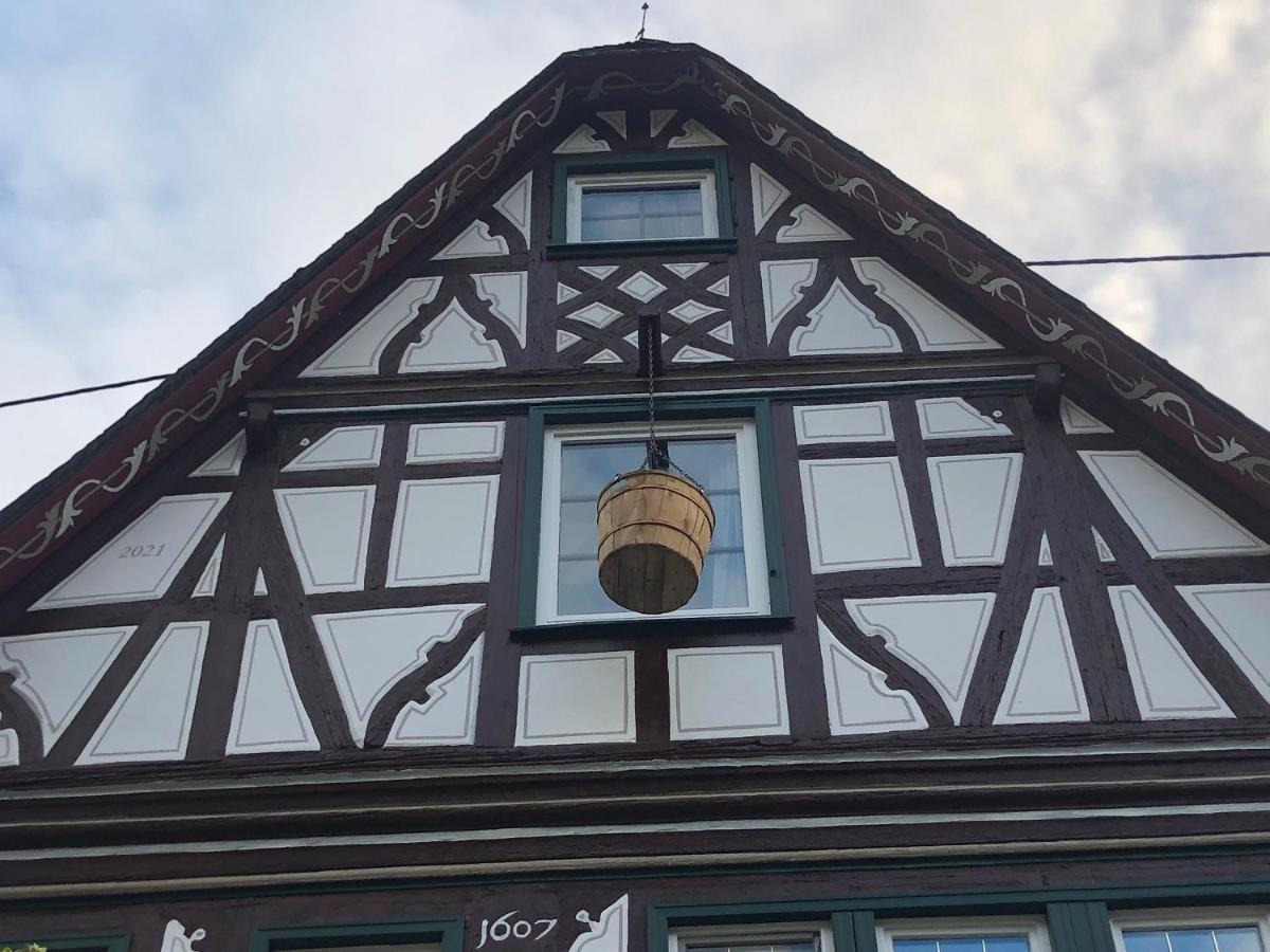 Schoene Ferienwohnung Altes Gebaelk Fachwerkhaus Bacharach Buitenkant foto