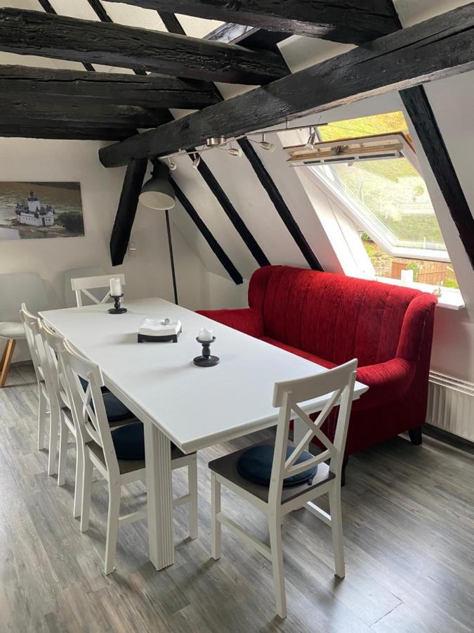 Schoene Ferienwohnung Altes Gebaelk Fachwerkhaus Bacharach Buitenkant foto
